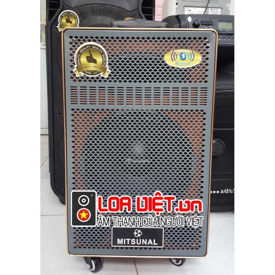 Loa kéo di động Mitsunal M50 Vỏ gỗ - Model mới